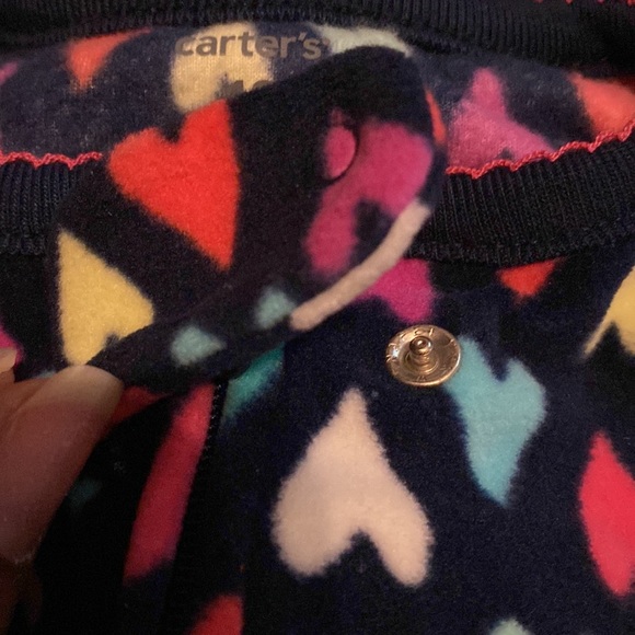 Carters girls one piece fleece sleeper. Brand new. - Picture 6 of 10